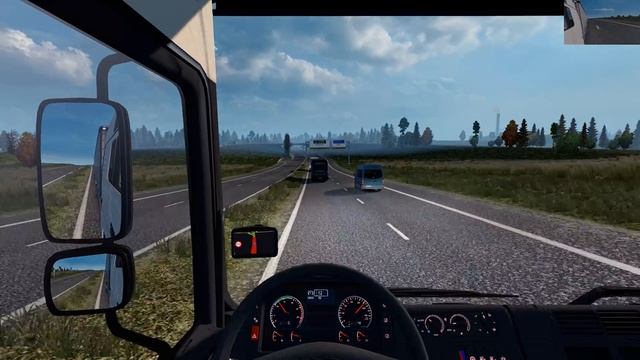 ETS 2 1.25 RusMap 1.6.3 MAN TGA Volokolamsk - Moscow смотреть онлайн