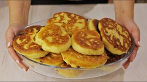 Пышные лепешки из картофельного теста с луком | Простой Рецепт