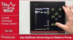 Grundfos CU352 Individual Pump Control - Cougar USA Tip of the Week
