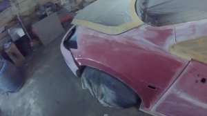 Покраска Nissan Tiida сверхпрочным покрытием Титан в 2 цвета
