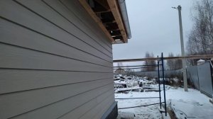 Строительство бани из газобетона с отделкой фасада фиброцементным сайдингом