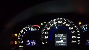 Toyota Camry 2.5 разгон 0-100км/ч
