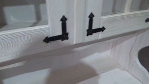 Буфет белый под старину