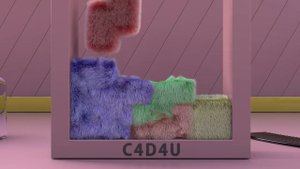 Mistake: Softbody Tetris V19 (Sorry for that) ❤️ C4D4U