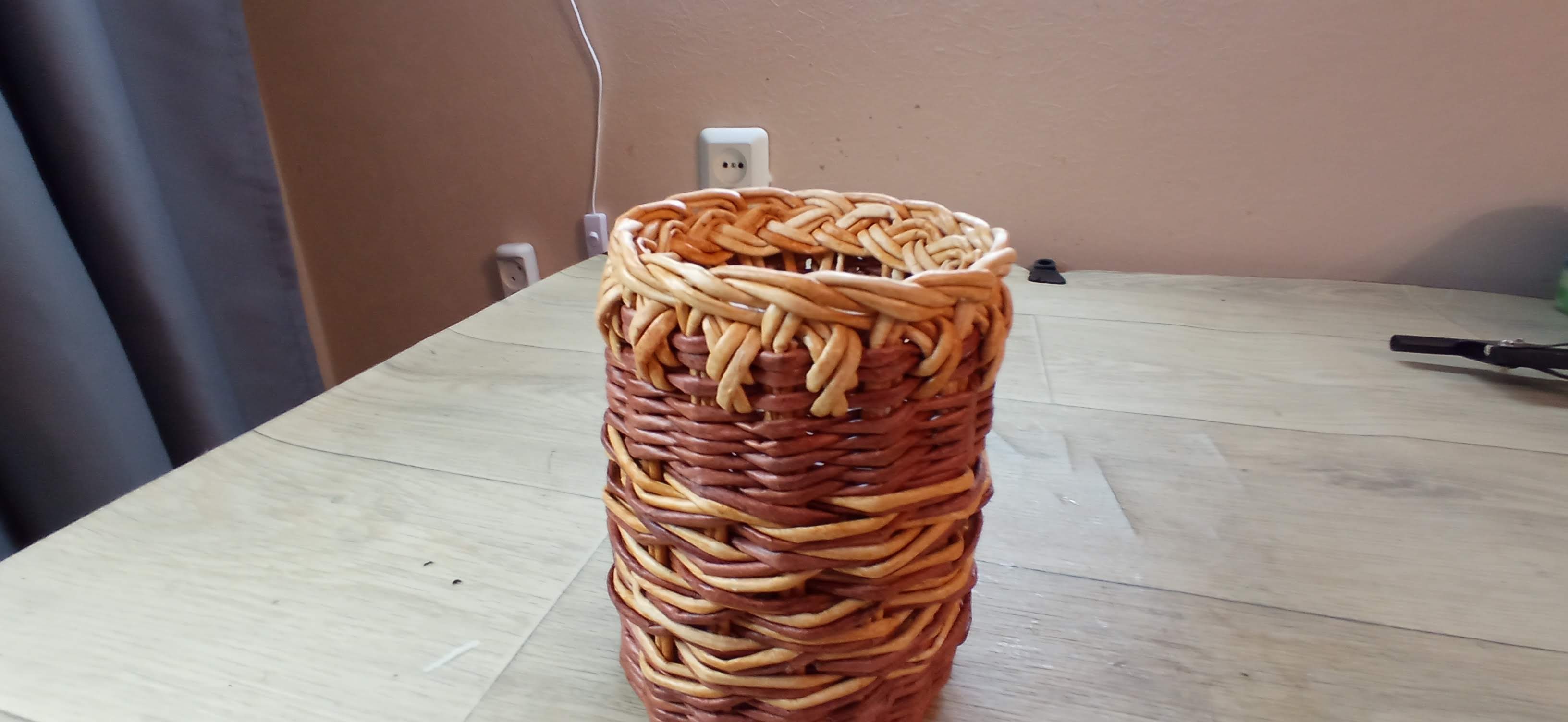 Загибка из бумажной лозы