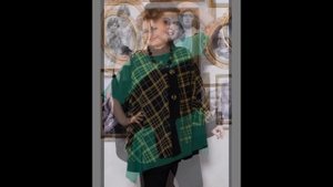 Пончо для полных женщин