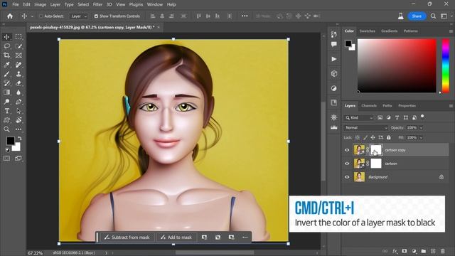 From Photo to Cartoon in Seconds - Photoshop Beta AI! смотреть онлайн