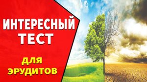 Интересные тесты на эрудицию № 32