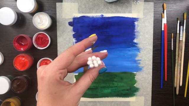 Рисование «Цветущее дерево»