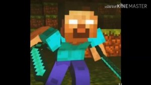 Анимация про майкрафт ночь и херобрин.