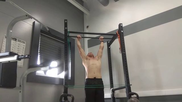 12 Техничных Выходы Силой с зафиксированной лентой в 50см (Правила Workout'а)