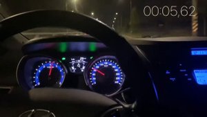 Hyundai Elantra 1.8 MT, 2013, разгон с 0 до 100. Что творит эта ракета ??