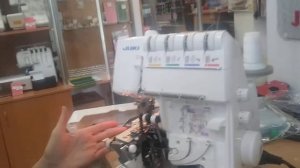 Заправка пятиниточного оверлока JUKI MO-75e