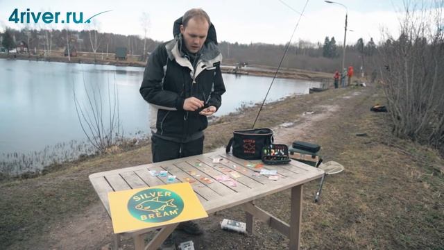Ловля форели спиннингом на платнике весной.