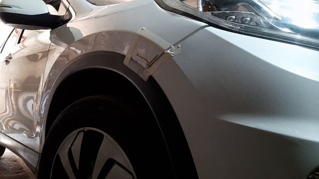 Треснула шпатлевка на крыле. Ремонт трещин на авто малым бюджетом смотреть онлайн