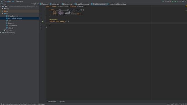 #17 Шаблон Observer / Java OOD / Source Code ⚠️ Deprecated