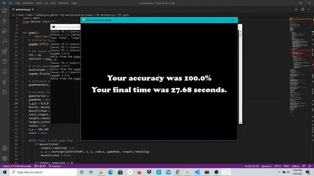 Pygame 2d aimtrainer смотреть онлайн