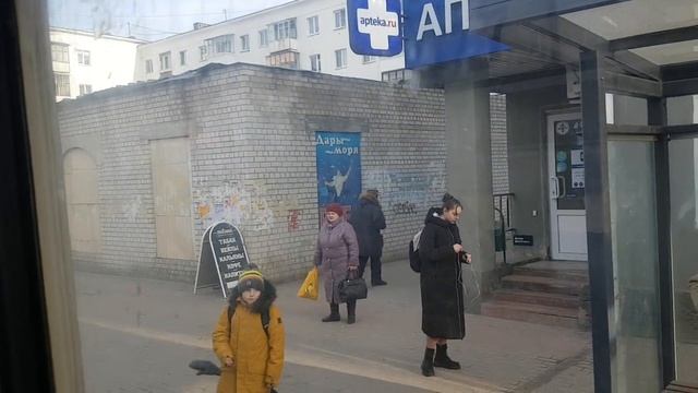 3169 Проезд от автовокзала до становки Дворец Спорта улица Комсомольская река Орлик ОГУ город Орел смотреть онлайн