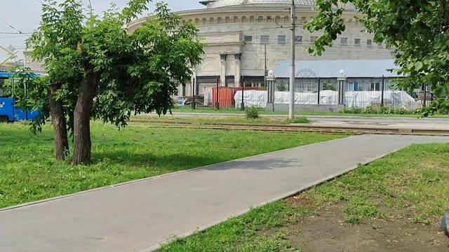 Памятник трамваю 13. Что с ним теперь. Новосибирск смотреть онлайн