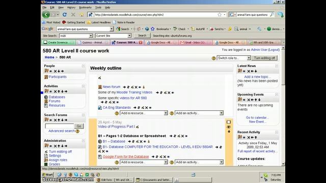 Moodle 1.9.4 and Google Forms смотреть онлайн
