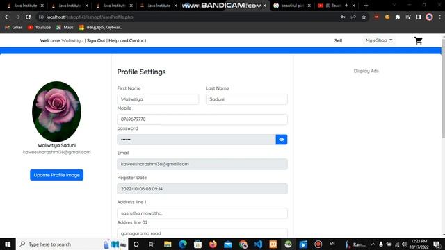 Java Institute || Web Programing 1 || eShop Project Task 11 смотреть онлайн