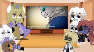 Undertale React to Stronger than you Frisk Ver. | Undertale react part 2 | Gacha club | Reupload