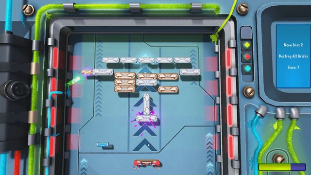 glaive brick breaker - neon challenges 30 (boss 2)