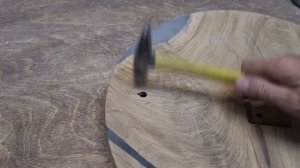 DIY clock with wooden arrows/Часы из дерева и эпоксидной смолы с деревянными стрелками