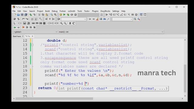 c program to print and read an collection of data//differentdatatypesareused#programminginc#coding