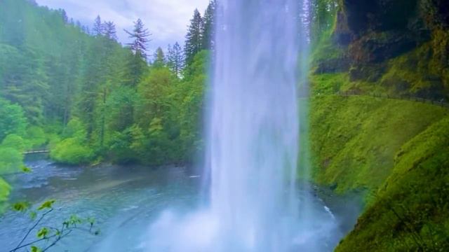 HEAVEN ON EARTH 6 MIN RESET | WATERFALL | MEDITATION MUSIC 💦🌟✨ смотреть онлайн
