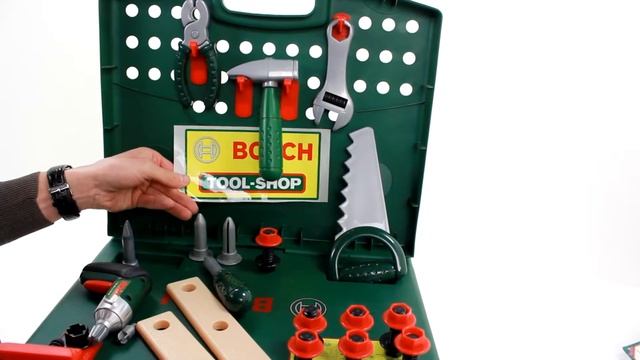 Верстак детский Bosch с винтовертом 8686 смотреть онлайн