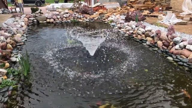 Помпа аэратор (фонтан для пруда) смотреть онлайн