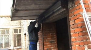 Установка гаражных рольворот
