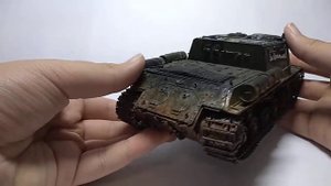 Обзор готовой модели танка СУ-152 в масштабе 1/35.