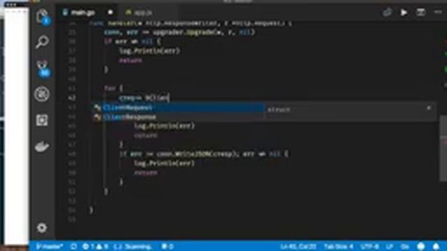 ep12.1 - Simple Example of Using Web Socket in Go - Part 1 смотреть онлайн