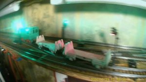 PIKO. Обзор. Мини макет 4 часть .HO 1.87. Мини макет после переделки. Добавил 4 линии и расширил.