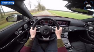 Mercedes AMG E43 401 HP 3.0 V6 BiTurbo POV Test Drive by AutoTopNL