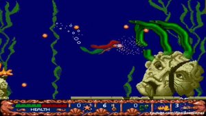 Disney's Ariel The Little Mermaid - All Bosses (Sega Genesis/Mega-Drive)
