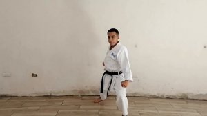 CÓMO hacer KIHON 2 para CINTA NARANJA karate SHOTOKAN - TUTORIAL 1 PASO A PASO