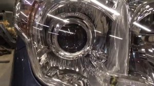 Toyota Land Cruiser 200 дорестайлинг - установка линз ремонт фар диодные линзы