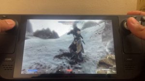 Steam Deck : Skyrim with Mods.