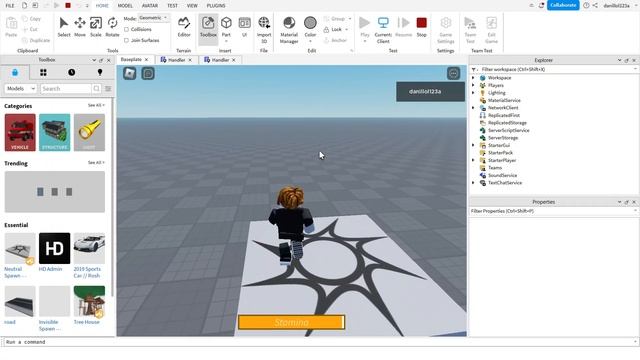 Как сделать стамину прыжка в Roblox Studio смотреть онлайн