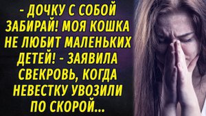 - Бери дочь с собой в больницу! Моя кошка не любит маленьких детей! – заявила свекровь РАССКАЗ