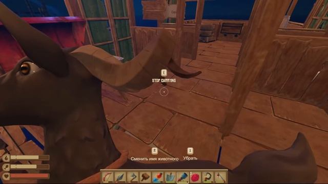 Raft - прохождение. Садимся на клык кабаначо, доим козла, копаем кал и мутим взрывчатый порошок #19 смотреть онлайн