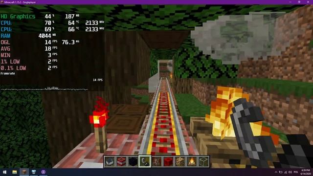 Pentium P6200 + Intel HD Graphics = MINECRAFT смотреть онлайн