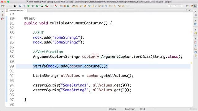 14 Step 13 Mockito Tips Argument Capture on Multiple Calls смотреть онлайн