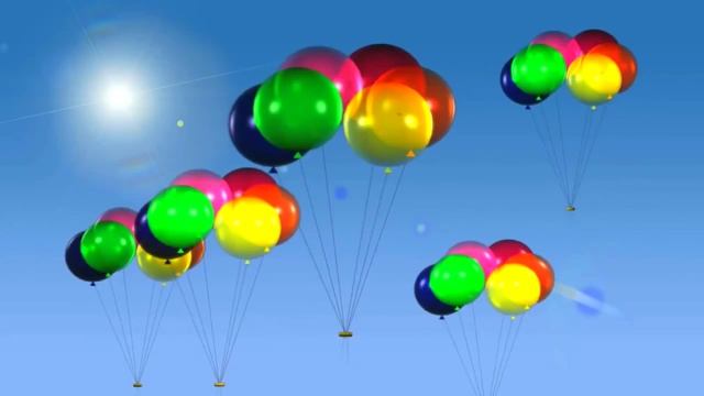 Футаж Воздушные шары смотреть онлайн