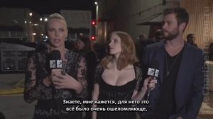 MTV Movie Awards: Джош Хоровиц расспросил Шарлиз Терон о будущем Фуриозы [Русские Субтитры]