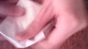 Оригами белый цветок