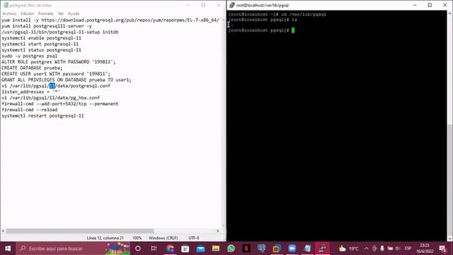 Instalación del servidor de base de datos Postgresql en Centos 7 смотреть онлайн
